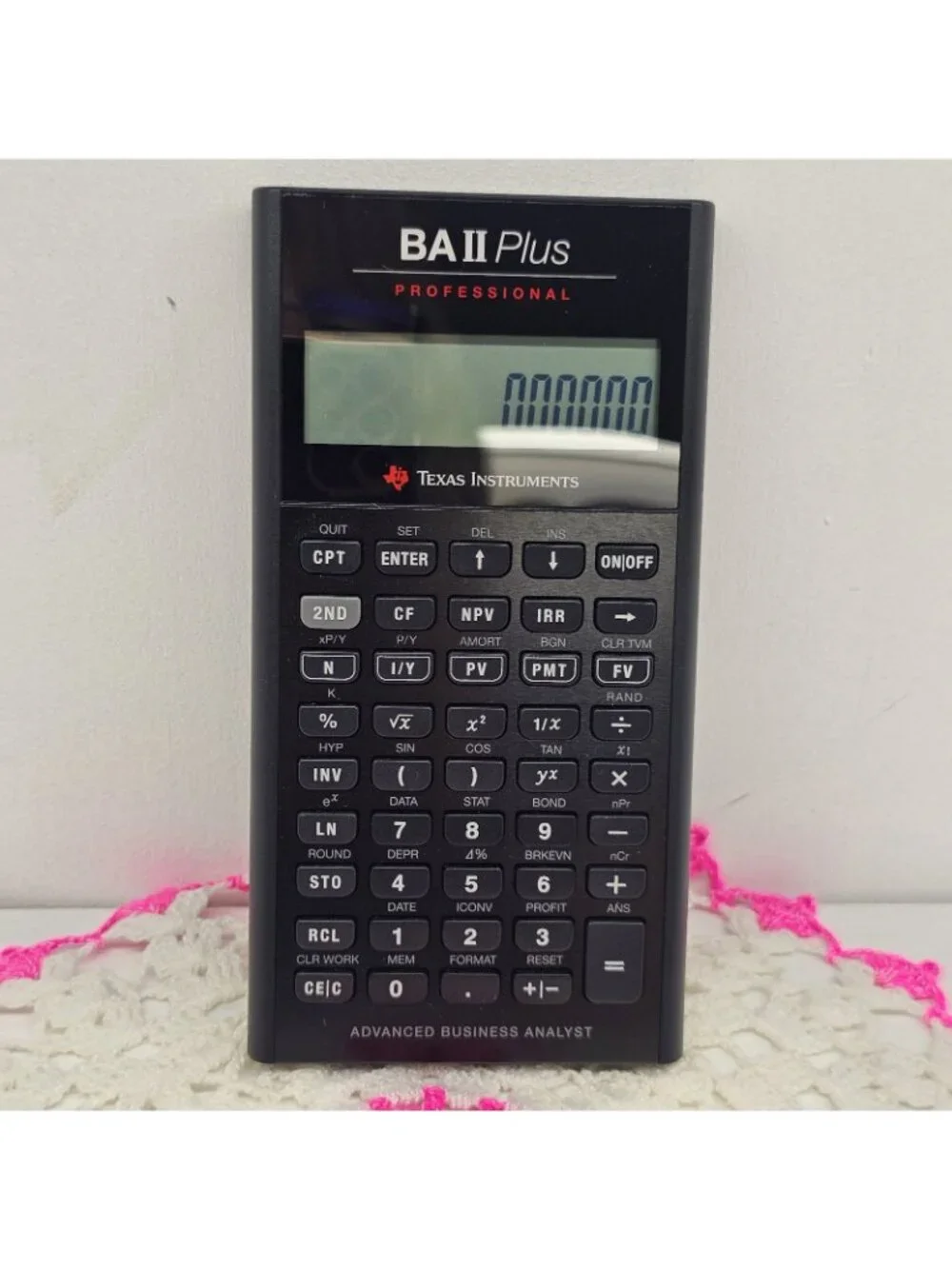 Texas Instruments BA II Plus Advanced Business Analyst Calculator Tested Works - Picture 2 of 9